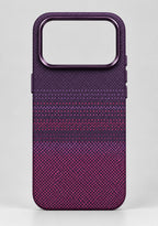 Luxo Hybrid Carbon Magsafe Series - Burgundy Color
