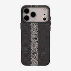 Luxo Asian Carbon Magsafe Case Black Color