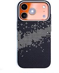 Luxo Carbon Mountain Texture Magsafe Case for iPhone 15 Pro Max
