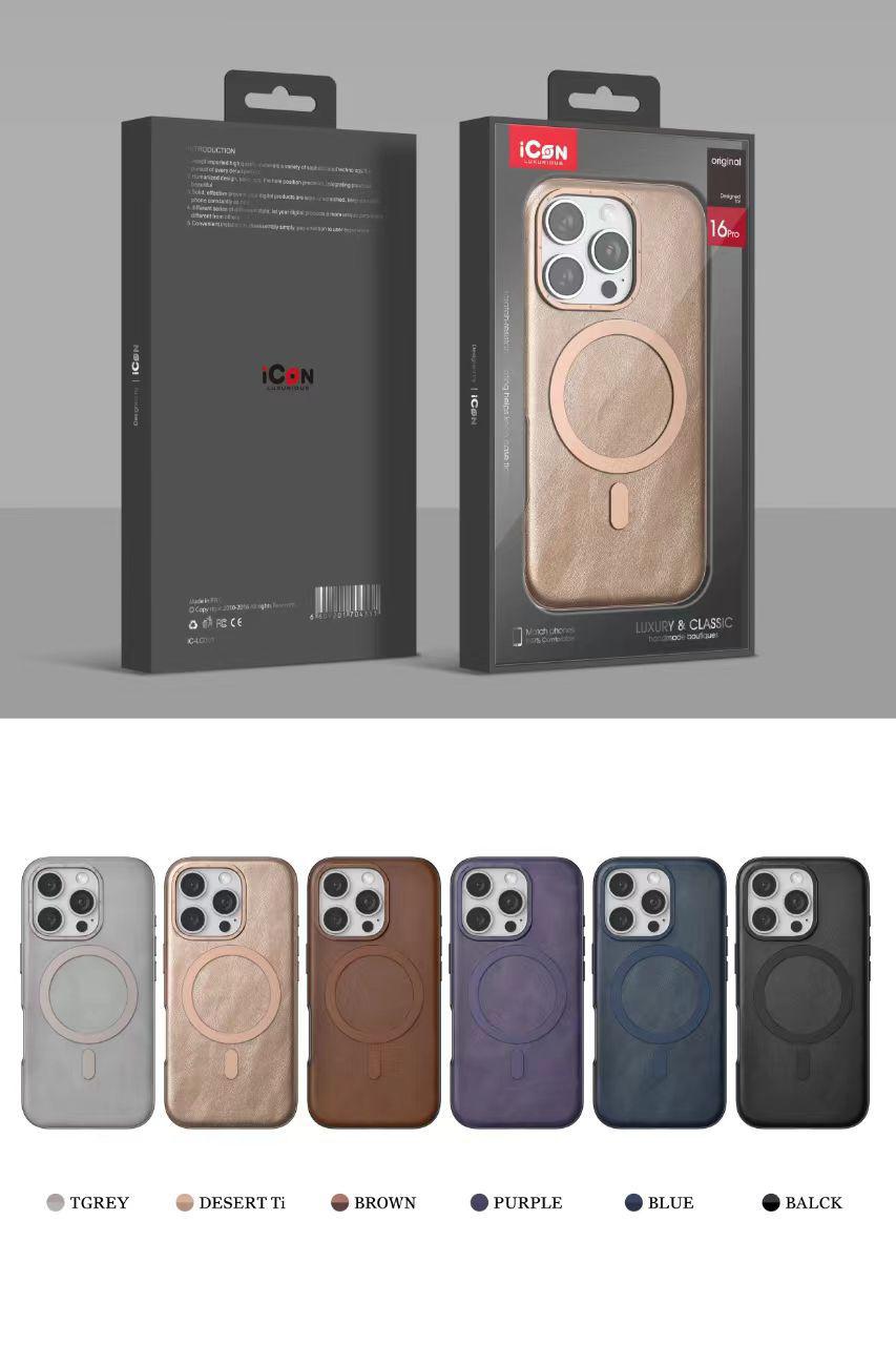 Samsung Galaxy S24 Ultra Vegan Leather Case Slim Profile - Taupe Mobile Case by CoverMeUp - Style 9