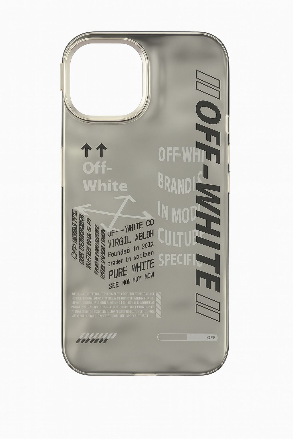 iPhone Shock Proof Case with detachable metal ring
