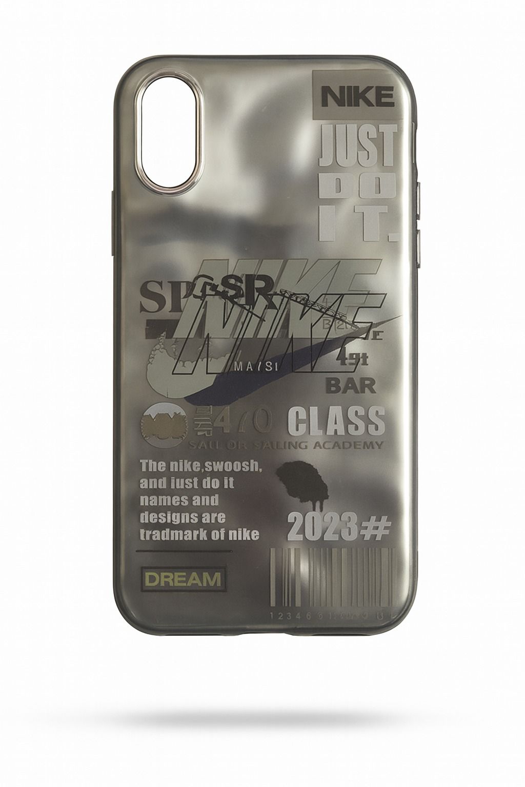iPhone Shock Proof Case with detachable metal ring