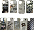 Protective Apple iPhone Back Cover - iPhone Shock Proof Case with detachable metal ring - Style 12
