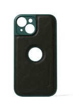 Protective Apple iPhone Back Cover - Logo Cut Leather Hard Case for iPhone