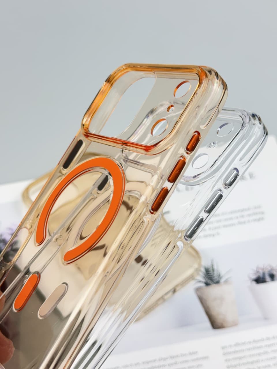 Anti-Yellow MagSafe Clear Case for iPhone