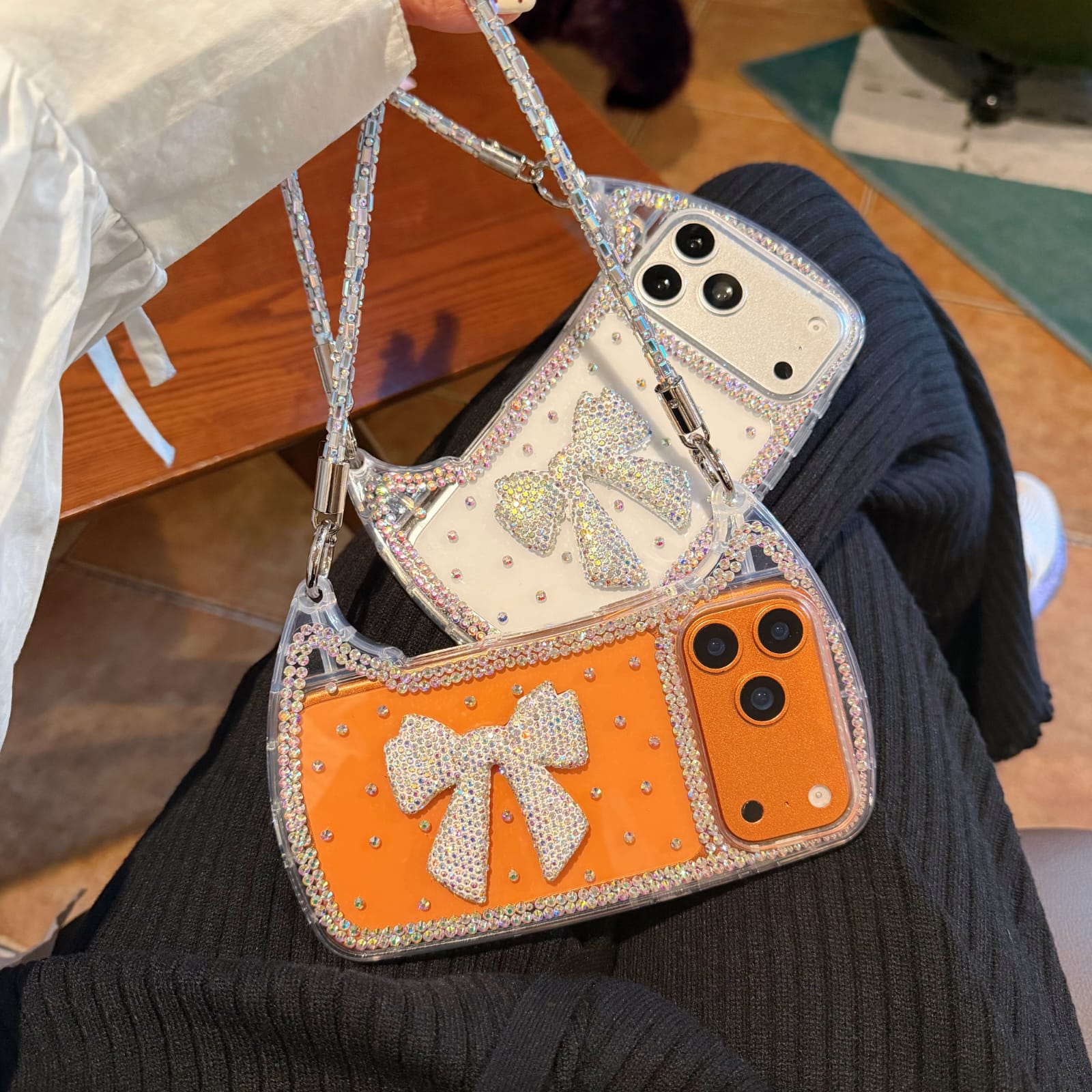BowLuxe Stone Sling iPhone 17 Series Case