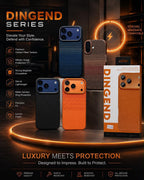 DINGEND SERIES KEVLAR CARBON CASE FOR IPHONE SERIES