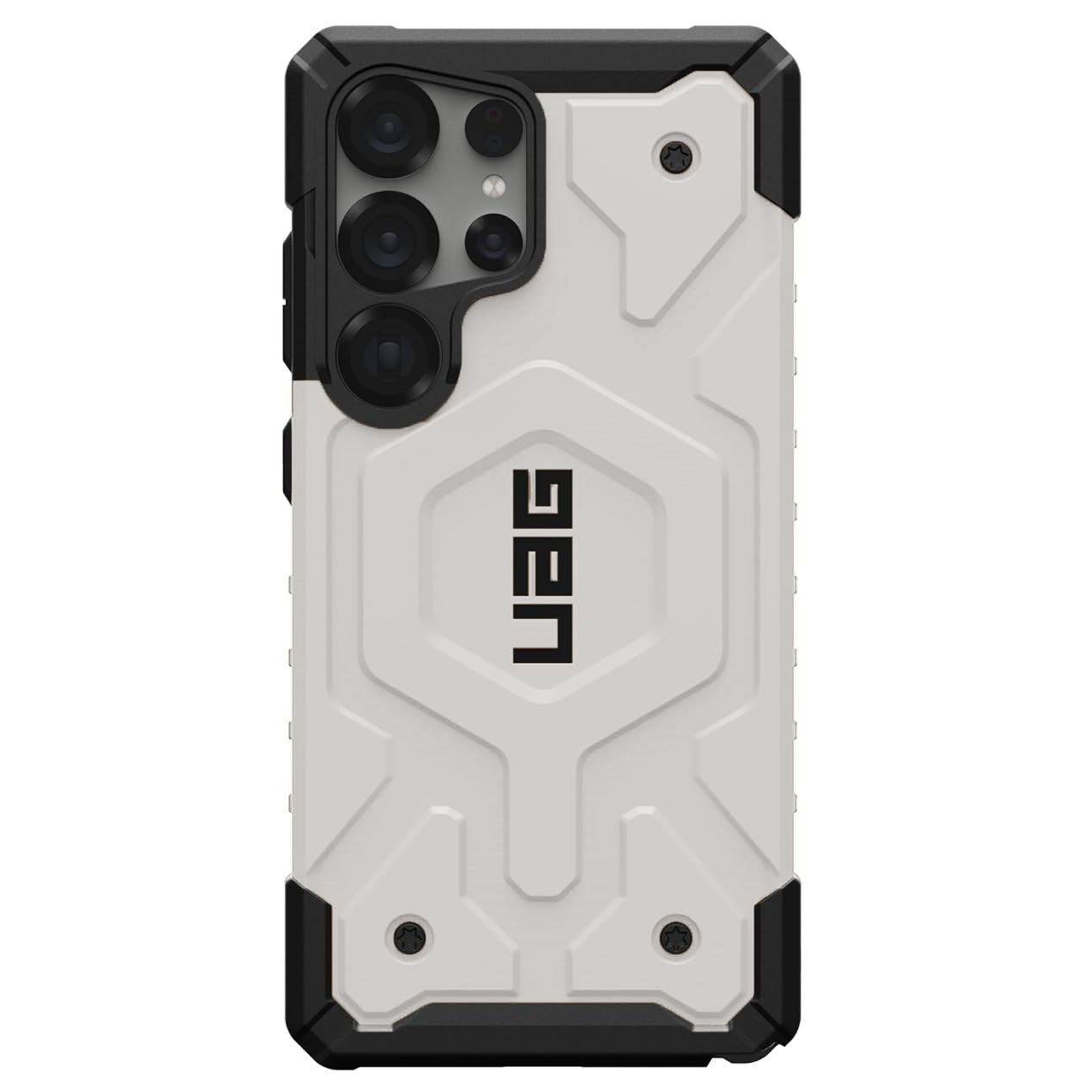 Samsung Galaxy S25 Ultra Pathfinder Rugged Featherlight Shockproof Protective Case - White Mobile Case by CoverMeUp