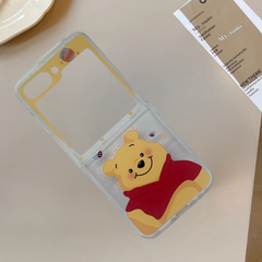 Winnie The Pooh Cute Cartoon Protective Case Cover for Samsung Galaxy Z Flip 5