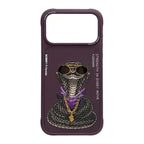 NIMMY Friends King Cobra Premium Designer Mobile Cover – Burgundy IPhone 18Pro /17Pro /18Pro max / 17Pro max