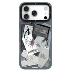 YOUNGKIT Matte Finish Different Dimensions Series Magsafe Case for iPhone 17 Pro Max / 18 Pro Max (Grey)