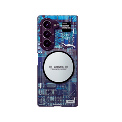 Circuit Board Futuristic Case for Samsung Galaxy Z Fold 6
