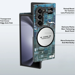 Circuit Board Futuristic Case for Samsung Galaxy Z Fold 6