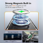 Protective Apple iPhone Back Cover - Z Metal Frameless Case with MagSafe Magnetic Stand for iPhone 14Pro/14 Pro Max - Style 3