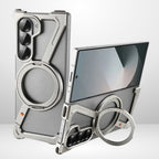Z Metal Frameless Case with MagSafe Magnetic Stand for samsung Galaxy Z Fold5/Fold6 Mobile Case by CoverMeUp - Style 2