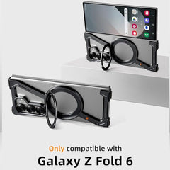 Z Metal Frameless Case with MagSafe Magnetic Stand for samsung Galaxy Z Fold5/Fold6