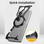 Z Metal Frameless Case with MagSafe Magnetic Stand for samsung Galaxy Z Fold5/Fold6 Mobile Case by CoverMeUp - Style 5