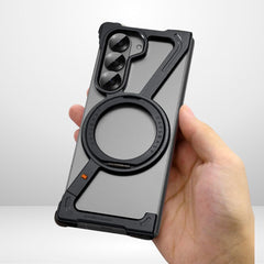 Z Metal Frameless Case with MagSafe Magnetic Stand for samsung Galaxy Z Fold5/Fold6