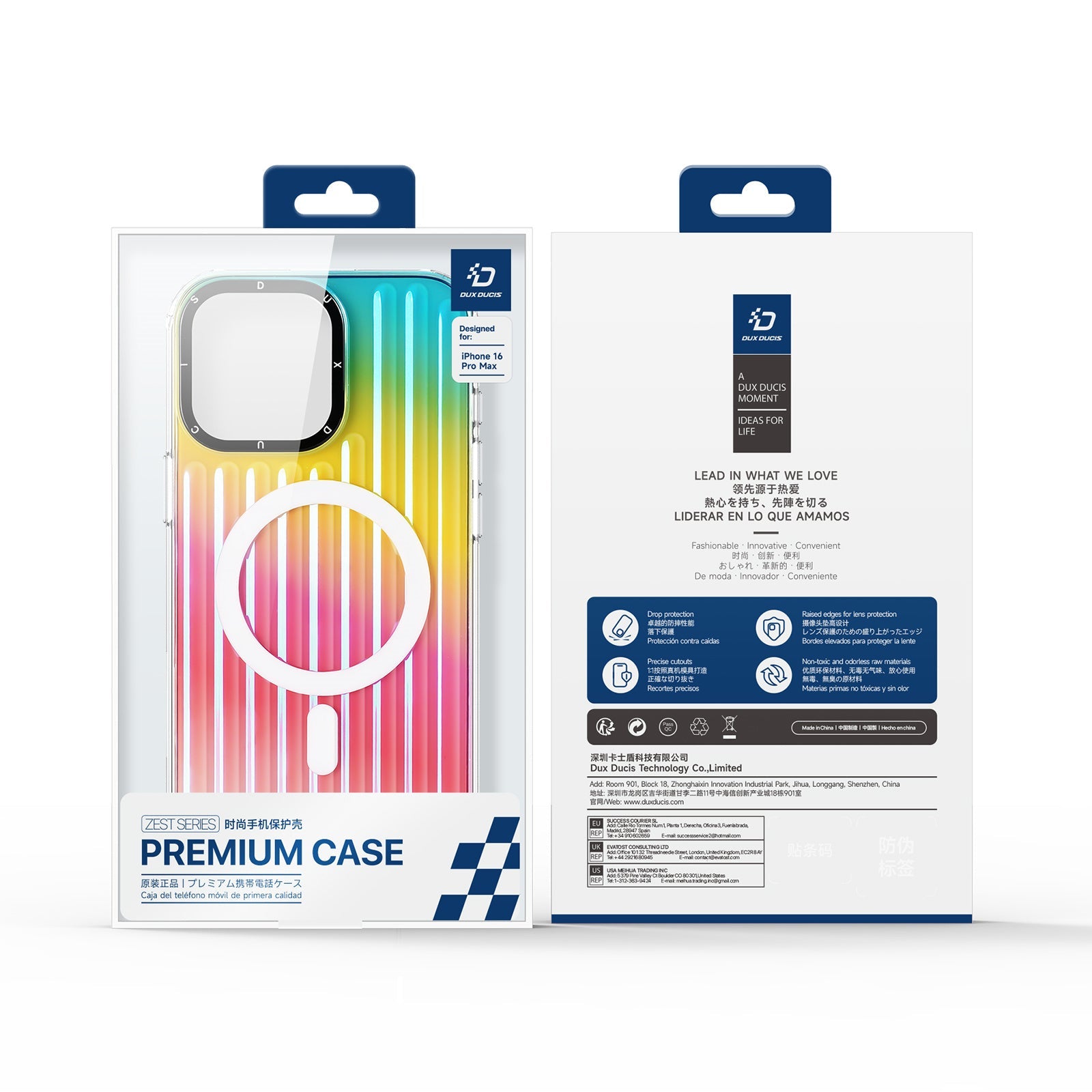 Protective Apple iPhone Back Cover - Zest Series Case for iPhone 16 Pro (Multi colour) - Style 5