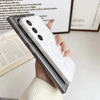 Samsung Galaxy S24 Ultra Paper Thin Case with MagSafe - Matte White Mobile Case by CoverMeUp - Style 3