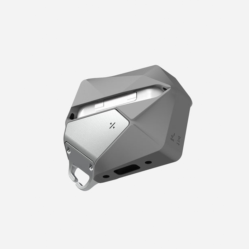 Aulumu A09 Geometric Case for AirPods Pro 1/2 | Lock & Lanyard