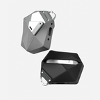 Aulumu A09 Geometric Case for AirPods Pro 1/2 | Lock & Lanyard