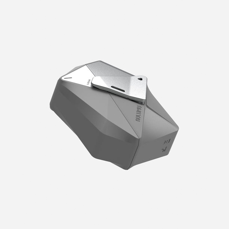 Aulumu A09 Geometric Case for AirPods Pro 1/2 | Lock & Lanyard