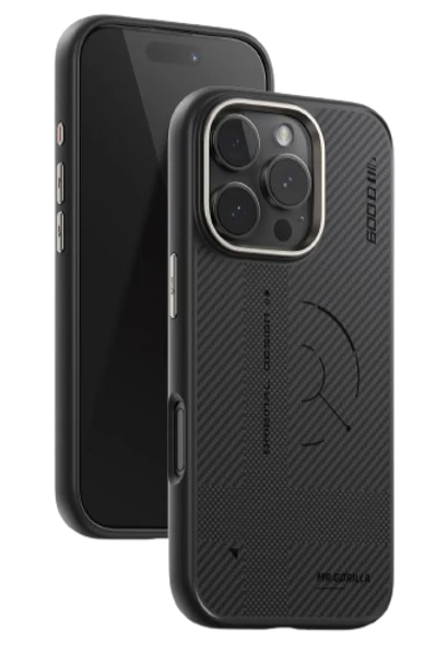Protective Apple iPhone Back Cover - Blueo Bi Texture Aramid Fiber Case 600D Magnetic For iPhone 16 Pro