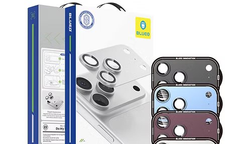 Blueo Full Coverage Aluminum Camera Lens Protector for iPhone 18 Series