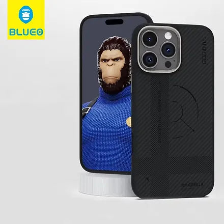 Protective Apple iPhone Back Cover - Blueo Bi Texture Aramid Fiber Case 600D Magnetic For iPhone 16 Pro - Style 3