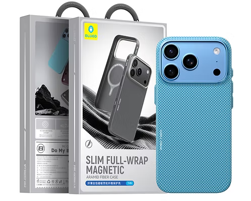 Blueo Slim Full-Wrap Magnetic Aramid Fiber Case for iPhone 18 Series