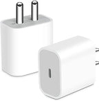 Protective Apple iPhone Back Cover - iPhone 20W Power Adapter - Style 12