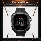 Aulumu A01 Case with Band for Apple Watch Ultra 1/2/3 | Carbon Fiber Cover | FKM Band