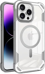 Silicone shockproof Bumper Case back cover in transparent with air cushion technology for iPhone