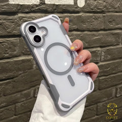 Silicone shockproof Bumper Case back cover in transparent with air cushion technology for iPhone