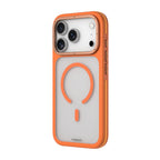 Protective Apple iPhone Back Cover - iPhone 17 Pro Case | YOUNGKIT Rocky Sand Series (ORANGE) - Style 2