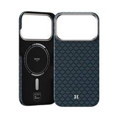 ArmorGrid ArmorAir Case built with Kevlar® Carbon Fibre for iPhone 17 Pro Max (Blue)