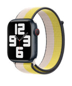 Oat Milk/ Lemon Zest Sports Loop for iWatch 38mm, 40mm & 41mm Series 1 2 3 4 5 6 7 8(Watch Not Included)