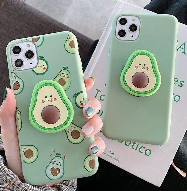 Avocado Phone Holder Custom Slim Soft Cases Mobile Case by CoverMeUp