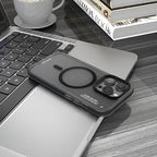 Protective Apple iPhone Back Cover - Blueo Dual Color Frosted Case with Magsafe for iPhone - Style 5