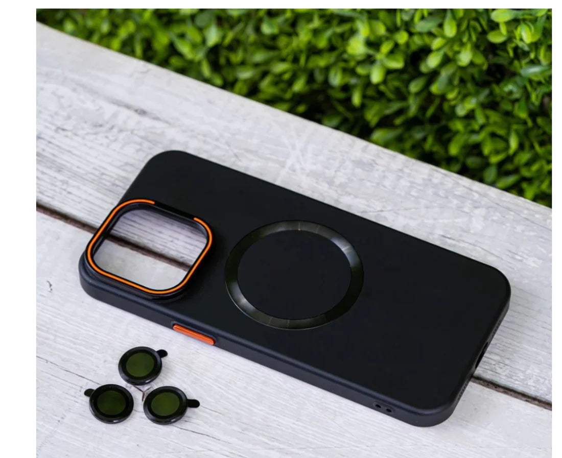 Matter Luxury Frosted Hard Case with Camera Shutter for iPhone