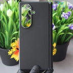 DFANS Chrome Leather Case with Hinge Protection-Samsung Galaxy Z Fold 8 Series Mobile Case by CoverMeUp - Style 4