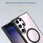 ULTRA HYBRID Anti Yellow Transparent Case FOR Samsung Galaxy S24 Ultra Mobile Case by CoverMeUp - Style 6