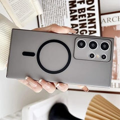 Slim Crystal smoke Magsafe Cover for Samsung