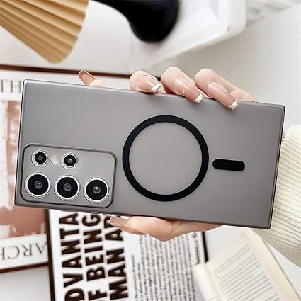 Slim Crystal smoke Magsafe Cover for Samsung