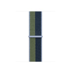 Blue/Moose Green Sports Loop for iWatch 38mm, 40mm & 41mm Series 1 2 3 4 5 6 7 (Watch Not Included) Mobile Case by CoverMeUp - Style 3