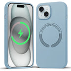 Protective Apple iPhone Back Cover - Silicon Case Magsafe  for iPhone - Style 15