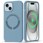 Protective Apple iPhone Back Cover - Silicon Case Magsafe  for iPhone - Style 17