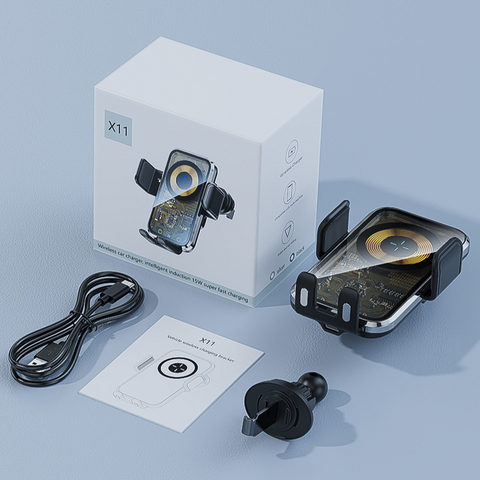Bolt™ 15W Wireless Magnetic Smart Car Charger