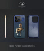 Protective Apple iPhone Back Cover - Santa Barbara Genuine Leather Case Boris Series for iPhone 15 Pro